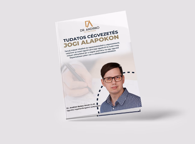 Tudatos cégvezetés jogi alapokon – ingyenes e-book borító